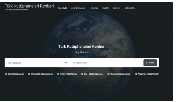 Türk Kütüphanelerinin Dizinlemesi; Türk Kütüphaneleri Rehberi Denemesi